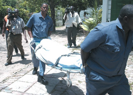 Brian Williamson's Body Being Taken To The Morgue